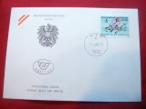 Plic FDC - Campionat Mondial Hokey Viena 1987