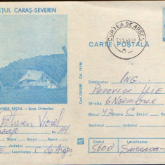 Intreg postal CP 1982,circulat - Statiunea Secul - Sura Ortacilor