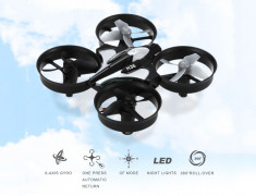 Mini Drona Rezistenta cu Protectie la Elice ideala pentru incepatori foto