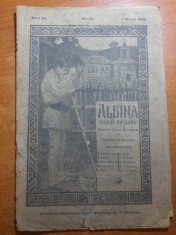 revista albina 9 martie 1908-articolul &amp;quot; un ziar romanesc implineste 70 de ani &amp;quot; foto