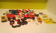 Joc vechi de constructie, marca PEBE 007 Auto Series DDR,PB, anii 70 (tip lego) foto