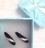 REDUCERE-Cercei -placati cu aur 18K cu cristale swarovski
