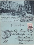 Orsova - Dunarea la Cazane- clasica 1899, Circulata, Printata