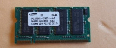 Memorie Laptop Samsung Sodimm DDR1 512 MB 333 Mhz PC2700 foto