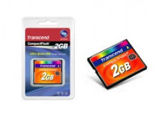 Card Compact Flash Transcend 2 GB 133x foto