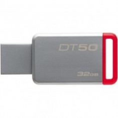 Kingston DataTraveler 50 32GB, USB 3.0 (Metal/ Rosu) foto