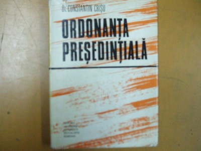 Ordonanta presedintiala C. Crisu Bucuresti 1976 020 foto