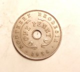 RHODESIA 1 PENNY 1936 UNC, Africa