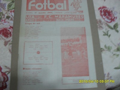 program UTA - FC Maramures BM foto