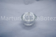 Marturii Nunta/Botez, Bomboniera de cristal pe patrat sau rotund foto