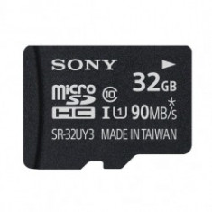 Sony microSDHC 32GB UHS-I, clasa 10, 90MB/s + Adaptor SD foto