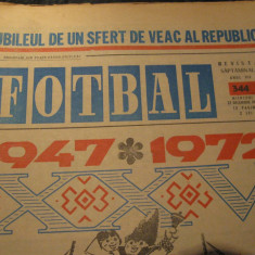 Revista FOTBAL (nr.344, 27 decembrie 1972), laureatul anului Cornel Dinu