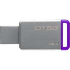 Kingston DataTraveler 50 8GB, USB 3.0 (Metal/ Mov) foto