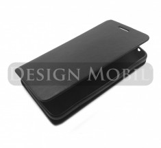 HUSA SAMSUNG GALAXY S2 I9100 PLUS I9105 TOC FLIP COVER TIP CARTE NEGRU foto