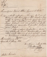 SCRISOARE EPISCOP CATOLIC. IN LATINA. CU SIGILIU 1853 foto