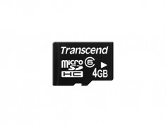 Card microSDHC Transcend 4GB Class 6 foto