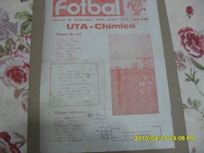 program UTA - Chimica Tirnaveni foto