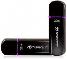 Stick USB 2.0 Transcend JetFlash 600 32GB Negru foto