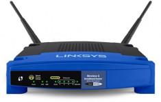 Linksys WRT54GL Linux instalat foto