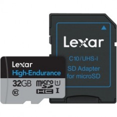 Lexar High Endurance - card microSDHC UHS-I 32GB +Adaptor foto