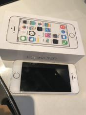 Vand IPhone 5s silver 16GB CODAT VODAFONE+ACCESORII+2HUSE foto