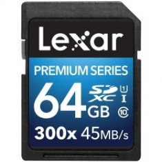 Lexar Premium SDXC 64GB CLS10 UHS-I 45MB/s foto