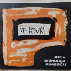 IRINA BRANDUSA IRIMESCU-VERSURI(volum postum 1971/coperta & desene I.B.IRIMESCU)