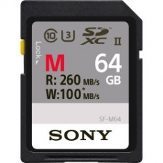Sony SDXC 64Gb Class10 260MB/s UHS-II, U3 SF-M64 foto