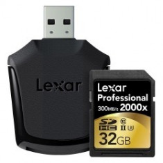 Lexar Professional RDR SDHC 32GB 2000X UHS2 cu Card Reader, 300MB/s foto