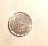 BRAZILIA 2 CENTAVOS 1967, America Centrala si de Sud