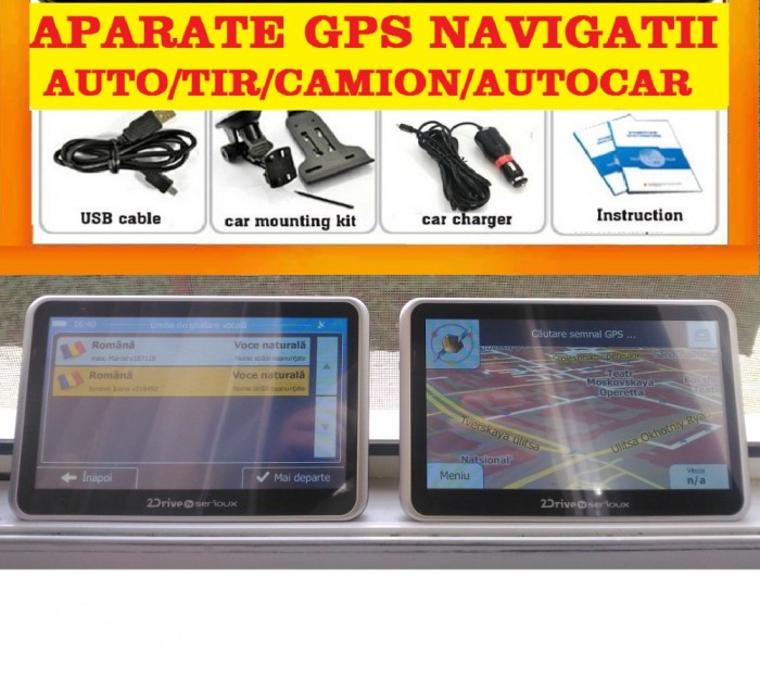 GPS Navigatii HD 7" NAVIGATIE AUTO GPS TIR GPS CAMION HARTI GPS EUROPA 2017 foto mare GPS Navigatii HD 7" NAVIGATIE AUTO GPS TIR GPS CAMION HARTI GPS EUROPA 2017 foto mare
