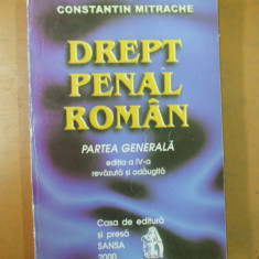 Drept penal roman partea generala C. Mitrache Bucuresti 2000 003