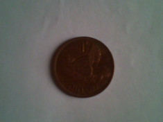 Moneda Irlanda 1942 - 1 penny - stare f. buna , diametru= 30 mm foto