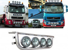 Bullbar/Bara Proiectoare Inox Grila Partea Inferioara Volvo FL foto