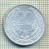 8699 MONEDA- URUGUAY - 20 CENTESIMOS -anul 1965 -starea ce se vede