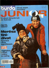 Revista moda BURDA JUNIOR (limba maghiara), toamna-iarna 1996-1997 foto