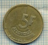 8642 MONEDA- BELGIA(BELGIQUE) - 5 FRANCS(5 FRANK) -anul 1986 -starea ce se vede