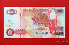 ZAMBIA - 50 Kwacha 2008 - UNC foto