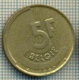 8637 MONEDA- BELGIA(BELGIE) - 5 FRANCS(5 FRANK) -anul 1987 -starea ce se vede, Africa