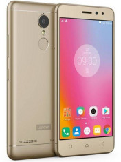 Telefon Mobil Lenovo K6, 16GB Flash, Dual SIM, 4G, Gold foto