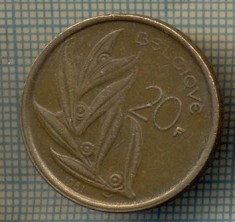 8646 MONEDA- BELGIA(BELGIQUE) - 20 FRANCS(20 FRANK) -anul 1981-starea ce se vede