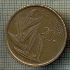 8646 MONEDA- BELGIA(BELGIQUE) - 20 FRANCS(20 FRANK) -anul 1981-starea ce se vede