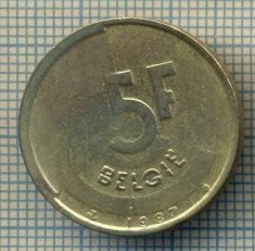 8639 MONEDA- BELGIA(BELGIE) - 5 FRANCS(5 FRANK) -anul 1987 -starea ce se vede