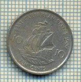 8656 MONEDA- EAST CARIBEAN STATES - 10 CENTS -anul 1986 -starea ce se vede, Africa