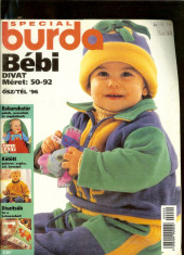 Reviste moda BURDA BEBI divat (limba maghiara), 1994, 1995, 1996, 1997 foto