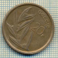 8650 MONEDA- BELGIA(BELGIE) - 20 FRANCS(20 FRANK) -anul 1980 -starea ce se vede