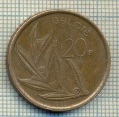 8651 MONEDA- BELGIA(BELGIE) - 20 FRANCS(20 FRANK) -anul 1982 -starea ce se vede