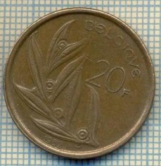 8648 MONEDA- BELGIA(BELGIQUE) - 20 FRANCS(20 FRANK)-anul 1982 -starea ce se vede