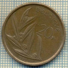 8648 MONEDA- BELGIA(BELGIQUE) - 20 FRANCS(20 FRANK)-anul 1982 -starea ce se vede