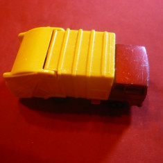 Jucarie - Bena de gunoi -Lesney Anglia Refuse- Truck -Matchbox ,metal ,L=7,5 cm